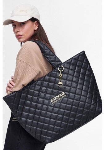 BarbourBk11 B.Intl Battersea Kadın El Çantası Siyah