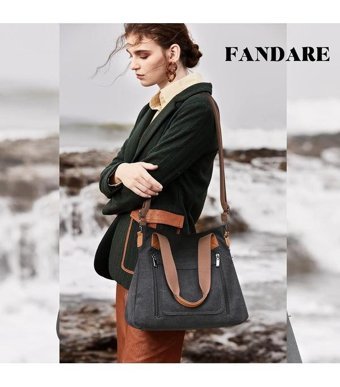 Aromee Vintage Kadın El Çantası Siyah