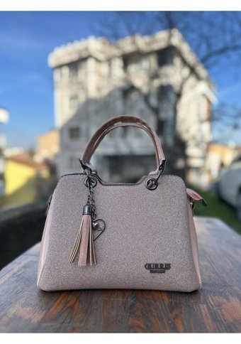 Gurris Simli Kadın El Çantası Pembe