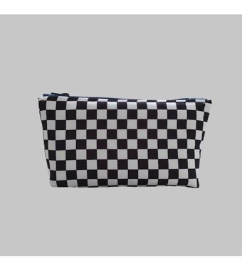 Tiliaart Clutch Çok Amaçlı Organizer Dama Desenli Kadın El Çantası