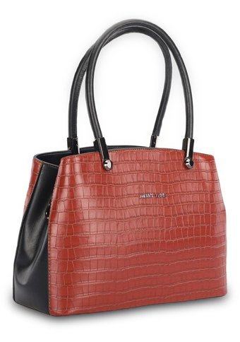 Merry Lane Roma Kroko Mrcn1401600 Kadın El Çantası Kırmızı