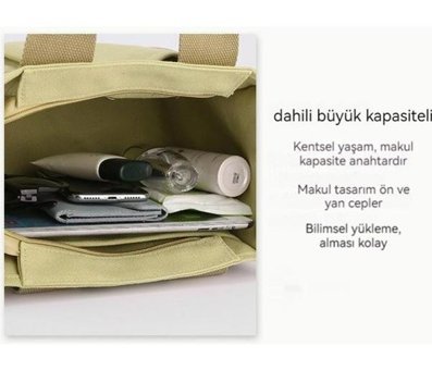 Jzcat Kadın Alışveriş Portatif Alışveriş El Çantası
