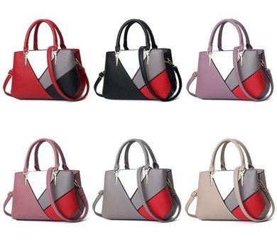 Sones A51 Pu Colorblock Kadın El Çantası Pembe