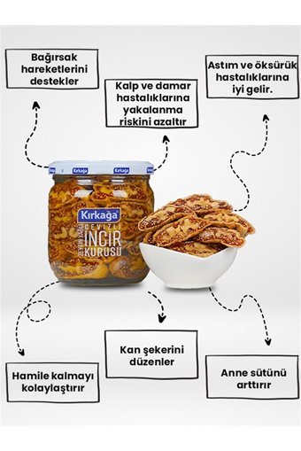 Kırkağa Şekersiz Kuru İncir 450 gr