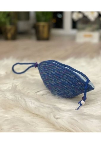 Sistaful El Örgüsü Hasır Kadın El Çantası vert