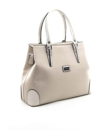 Silver & Polo Nv667 Kadın El Çantası Bej Kemik