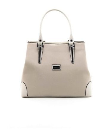 Silver & Polo Nv667 Kadın El Çantası Bej Kemik