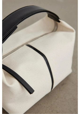 Gülşah Çaptı Bag Archi Mini Bag Kadın El Çantası Krem