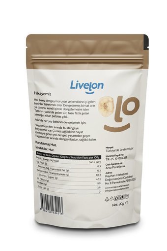 Livelon Şekersiz Karışık Kuru Meyve