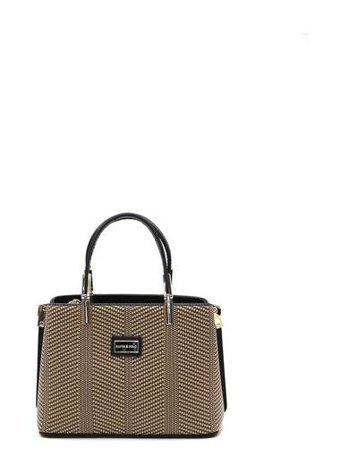 Silver & Polo Nv987 Kadın El Çantası Nut Siyah