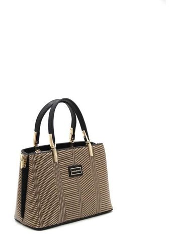 Silver & Polo Nv987 Kadın El Çantası Nut Siyah