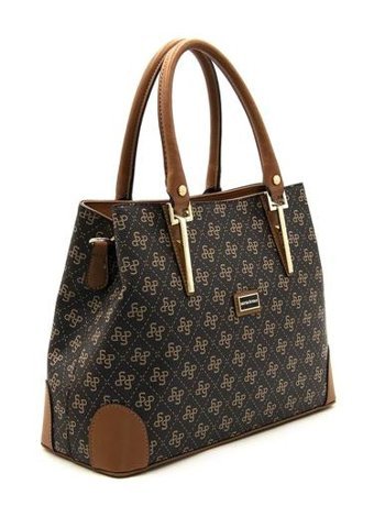Silver & Polo Nv667 Kadın El Çantası Kahve Sarı Taba