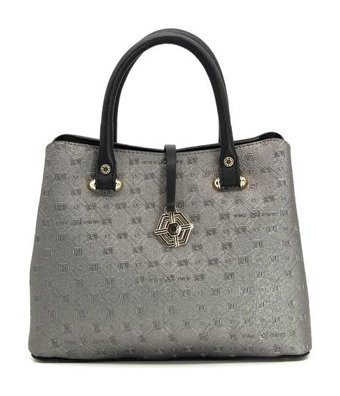 Silver & Polo Nv1089 Kadın El Çantası Platin Siyah