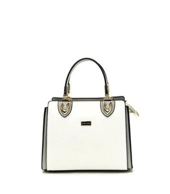 Silver & Polo Nv1133 Kadın El Çantası Beyaz A.Gri