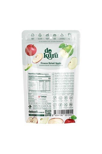 Dokuru Şekersiz Çekirdeksiz Elma 15 gr