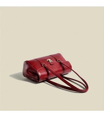 Tcherchi Vintage Retro Düz Renk Kadın El Çantası