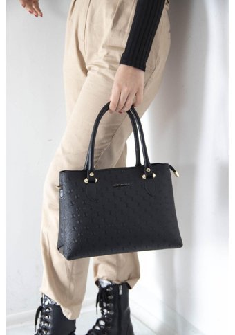 Silver & Polo Nv1026 Kadın El Çantası Siyah Siyah