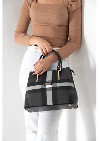 Silver & Polo Nv667 Kadın El Çantası Siyah Siyah