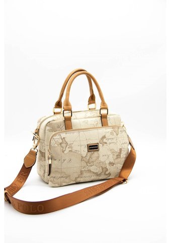 Silver & Polo Sp1018 Kadın El Çantası Koyu Bej Camel