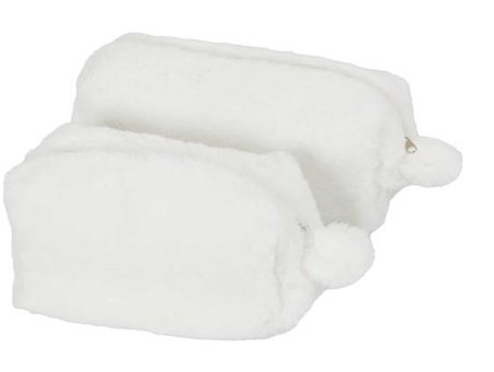 Ayşe Tasarım Cmk6 001 Küçük Peluş Kadın El Çantası Bej
