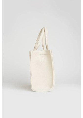 Gülşah Çaptı Bag Orta Boy Kadın El Çantası Krem