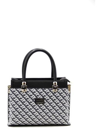 Silver & Polo Nv826 Kadın El Çantası Geometrik Siyah
