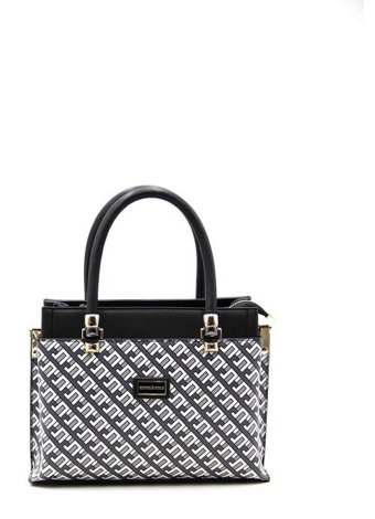 Silver & Polo Nv826 Kadın El Çantası Geometrik Siyah