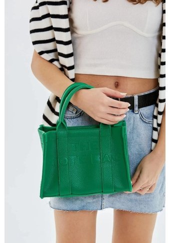 Gülşah Çaptı Bag Orta Boy Kadın El Çantası Yeşil