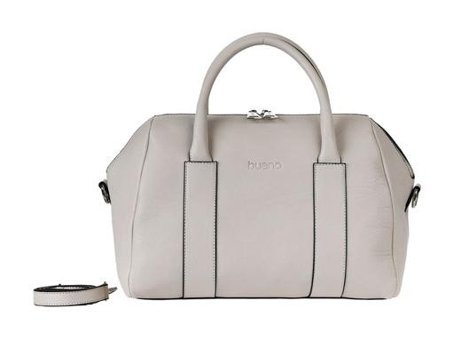 Bueno Shoes Deri Kadın El Çantası Bej