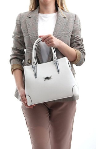 Silver & Polo Sp667 Kadın El Çantası Beyaz
