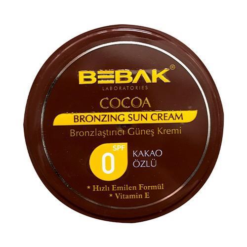 Bebak Kakao Hızlı Vücut İçin Güneşsiz Bronzlaştırıcı Krem 100 ml