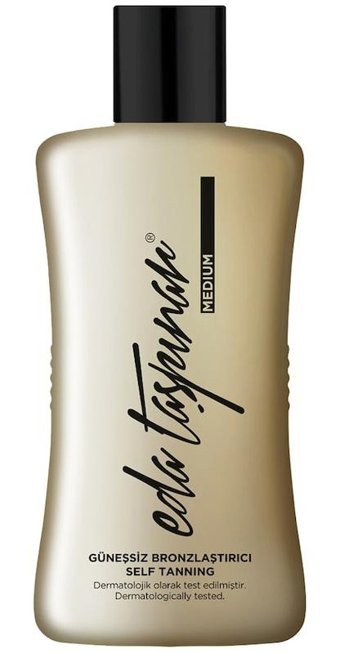 Eda Taşpinar Self Tannıng Argan - E Vitamini - Shea Hızlı Vücut İçin Güneşsiz Bronzlaştırıcı Krem 200 ml