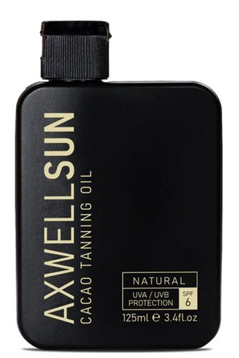 Axwell Natural Hindistan Cevizi - Kakao - Zeytin Hızlı 6 Faktör Vücut İçin Bronzlaştırıcı Yağ 125 ml