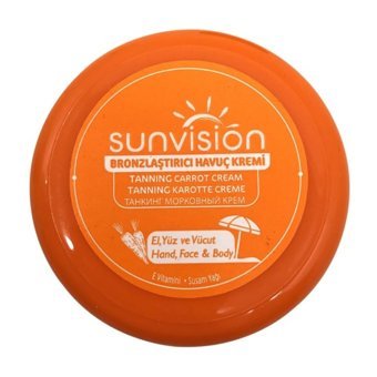 Sunvision E Vitamini - Susam Yoğun Vücut - Yüz İçin Bronzlaştırıcı Krem 100 ml