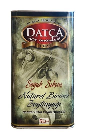 Datça Soğuk Sıkım Soğuk Sıkım Teneke Zeytinyağı 5 lt