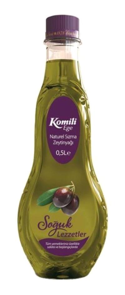 Komili Naturel Organik Polifenolsüz Cam Sızma Zeytinyağı 500 ml