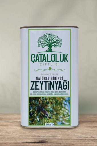 Çataloluk Çiftliği Teneke Birinci Zeytinyağı 3 lt