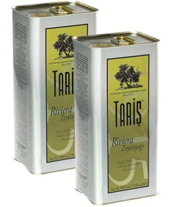 Tariş Organik Polifenolsüz Teneke Riviera Zeytinyağı 2x5 lt