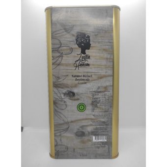 Zeytin Hanım Naturel Soğuk Sıkım Teneke Birinci Zeytinyağı 5 lt