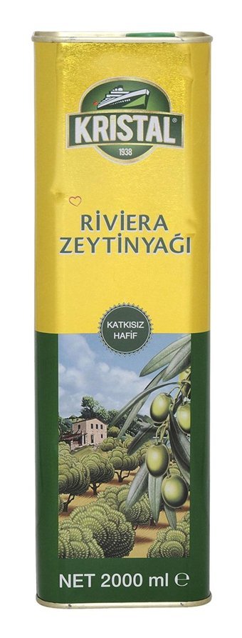Kristal Teneke Riviera Zeytinyağı 2 lt