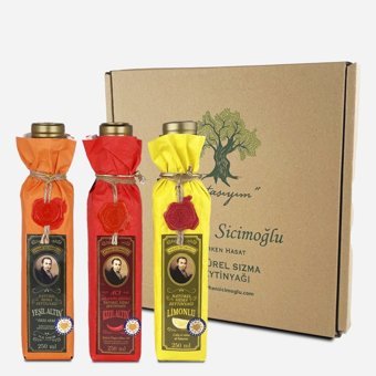 Ayhan Sicimoğlu Naturel Cam Sızma Zeytinyağı 3x250 ml