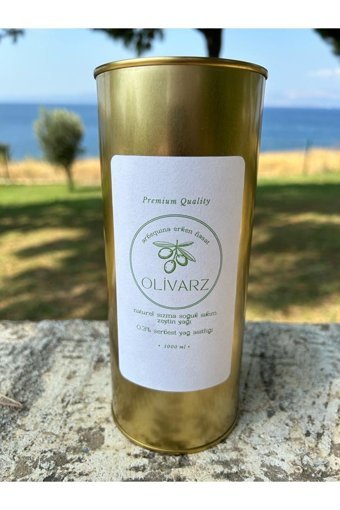 Olivarz Naturel Soğuk Sıkım Polifenollü Teneke Sızma Zeytinyağı 1 lt