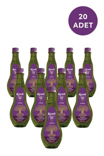 Komili Lezzetlik Cam Sızma Zeytinyağı 20x250 ml