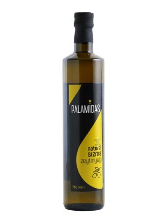 Palamidas Soğuk Sıkım Soğuk Sıkım Organik Polifenolsüz Cam Sızma Zeytinyağı 750 ml