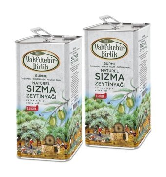 Vakfıkebir Birlik Gurme Teneke Zeytinyağı 2x5 lt