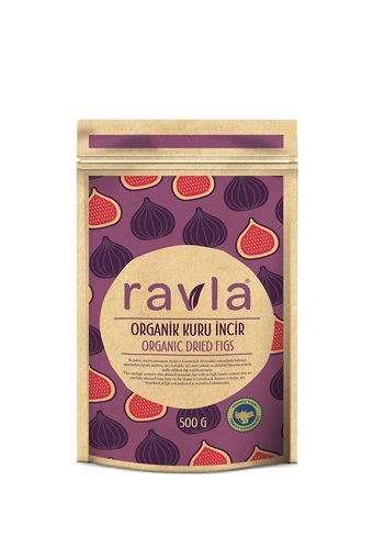 Ravla Organik Şekersiz İncir 500 gr