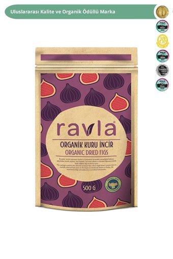 Ravla Organik Şekersiz İncir 500 gr