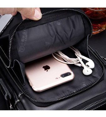 Bull Captan Crossbody Kahverengi Erkek Sırt Çantası - Sarı
