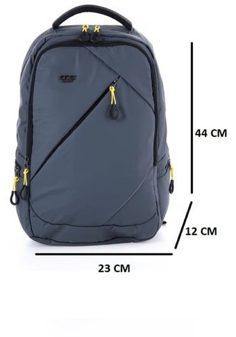 Ççs Gri Polyester Su Geçirmez Laptop Bölmeli 51420 Erkek Sırt Çantası