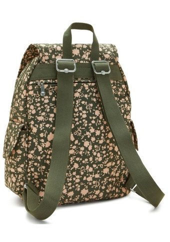 Kipling City Pack S Yeşil Fresh Floral Kadın Sırt Çantası
